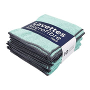 Codes couleurs lavettes microfibre professionnelles 38x38cm