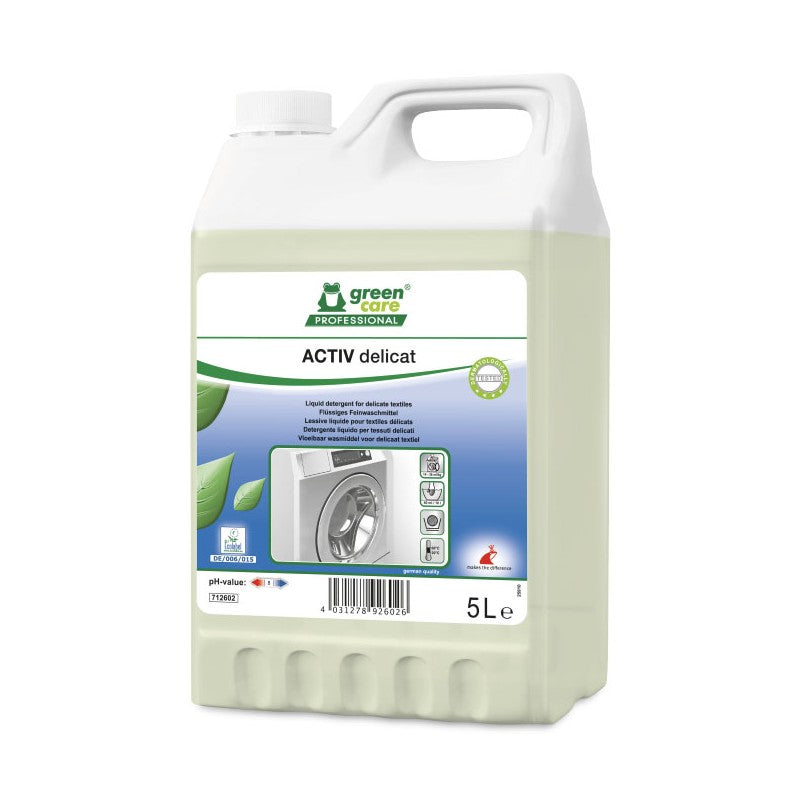 Lessive liquide ACTIV DELICAT GREEN CARE ECOLABEL - Bidon 5L