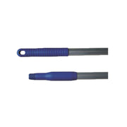 Manche aluminium 140cm Ø25mm embout à vis gamme alimentaire rouge