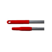 Manche aluminium 140cm Ø25mm embout à vis gamme alimentaire jaune