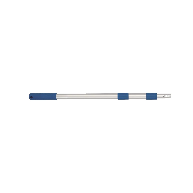Manche aluminium 3 trous télescopique 0.60m à 1,40m