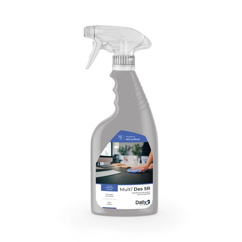 MULTI'DES SR Désinfectant surfaces sans rinçage DAILYK PREMIUM -750ml
