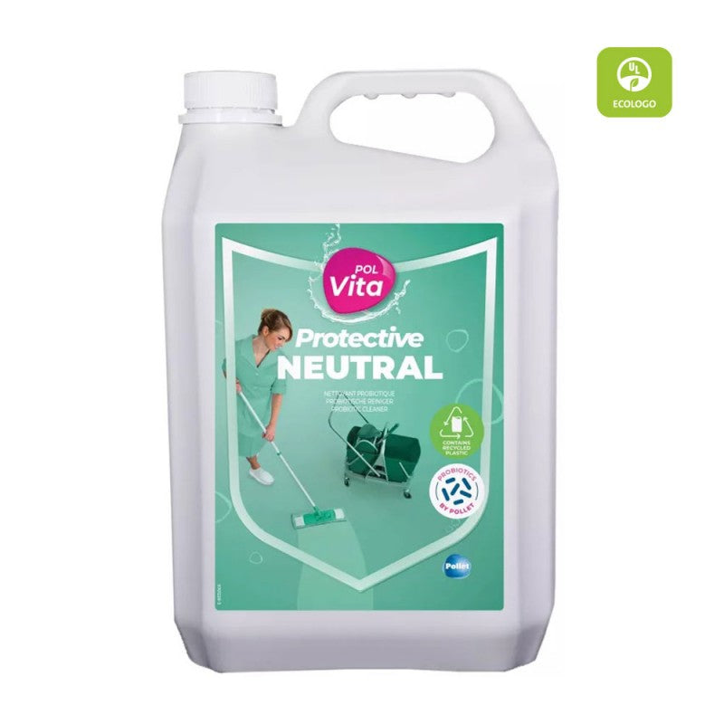 Nettoyant probiotique sols surfaces Neutral Polvita bidon 5 L