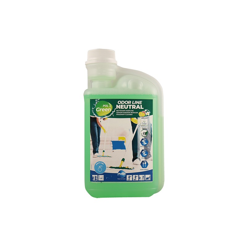 POLGREEN ODOR LINE NEUTRAL Nettoyant neutre ecolabel- Bidon doseur 1L