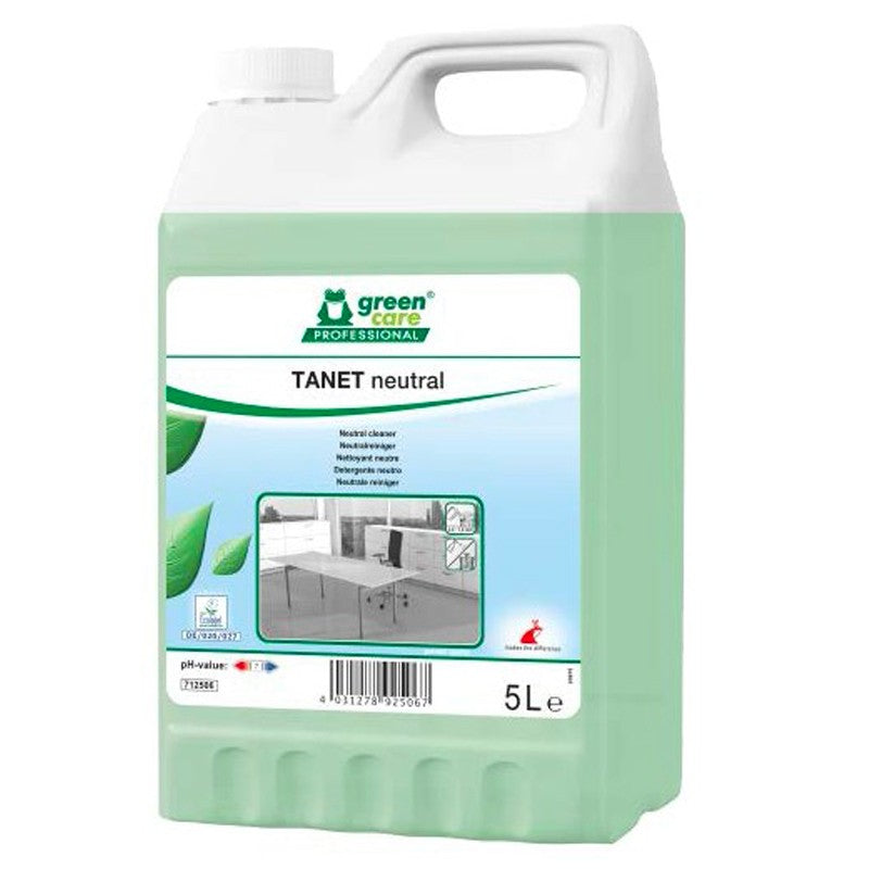 TANET NEUTRAL Nettoyant surfaces multi-usages ECOLABEL - Bidon 5L