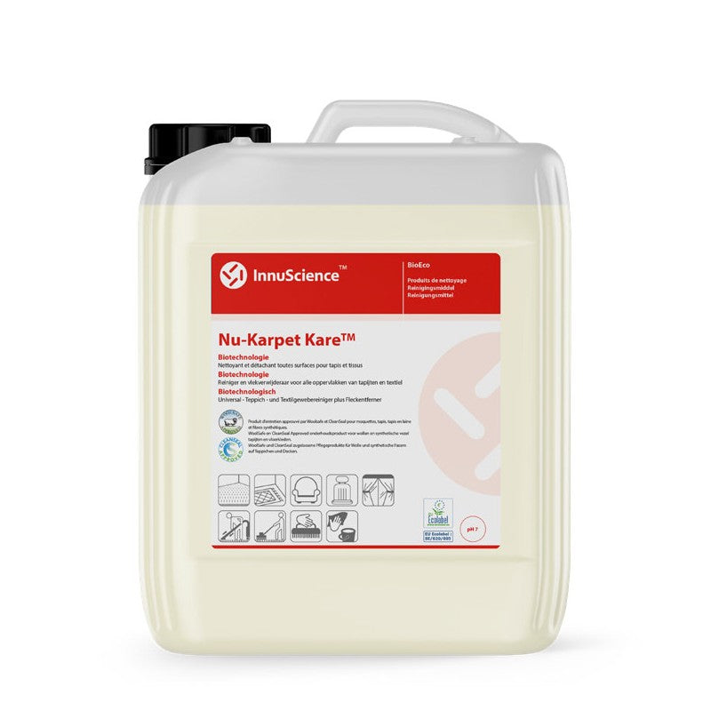 NU-KarpetKare InnuScience détachant moquette tissus Ecolabel 5L