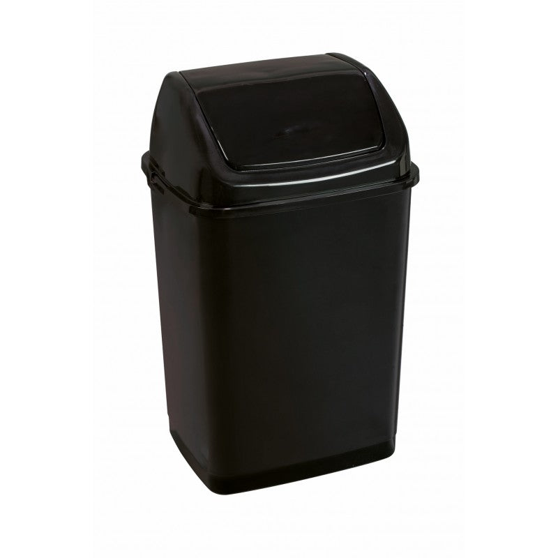 Poubelle RIF BASIC 35L vue détail trappe et support sac