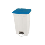 Container poubelle professionnel 95L blanc angles arrondis
