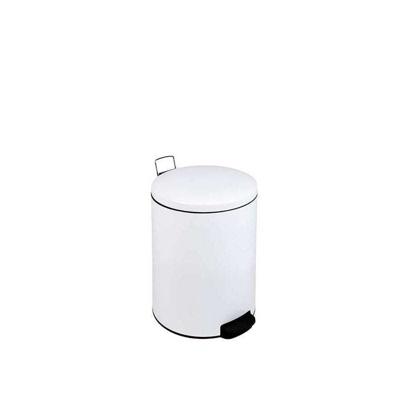 Poubelle acier époxy pédale 30 litres TAMPEL vue de détail