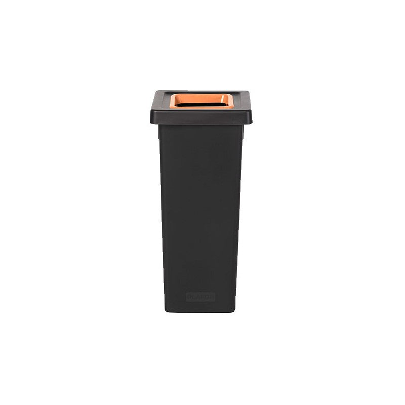 Poubelle FIT 50L polypropylene recycle noir bleu