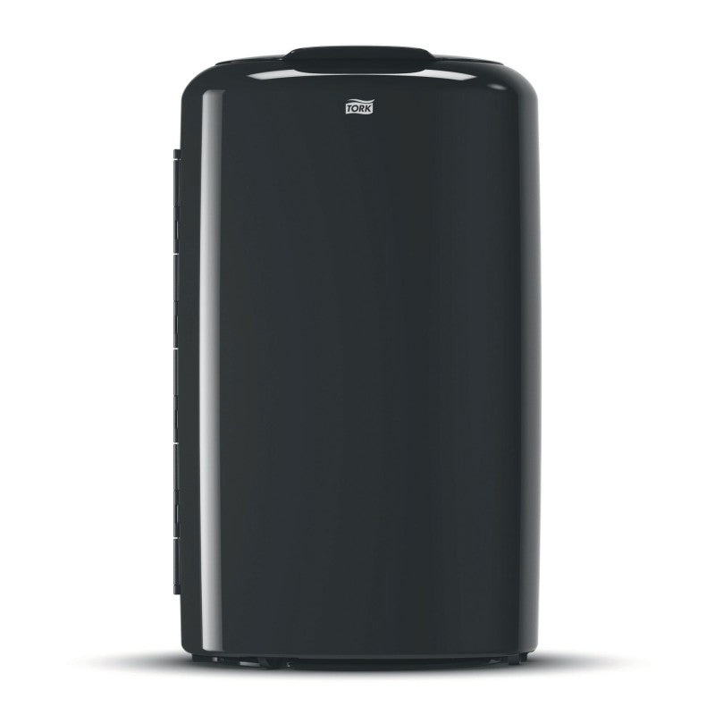 Poubelle Tork 50L noire fixation murale ou sol gamme Elevation