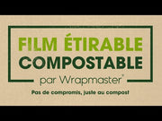 Video de demonstration : Film alimentaire 45cm x 200m compostable Wrapmaster- Ct 6