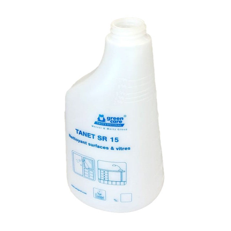 Pulvérisateur complet (bidon + tête bleue)  sérigraphié SR15 - 650ml