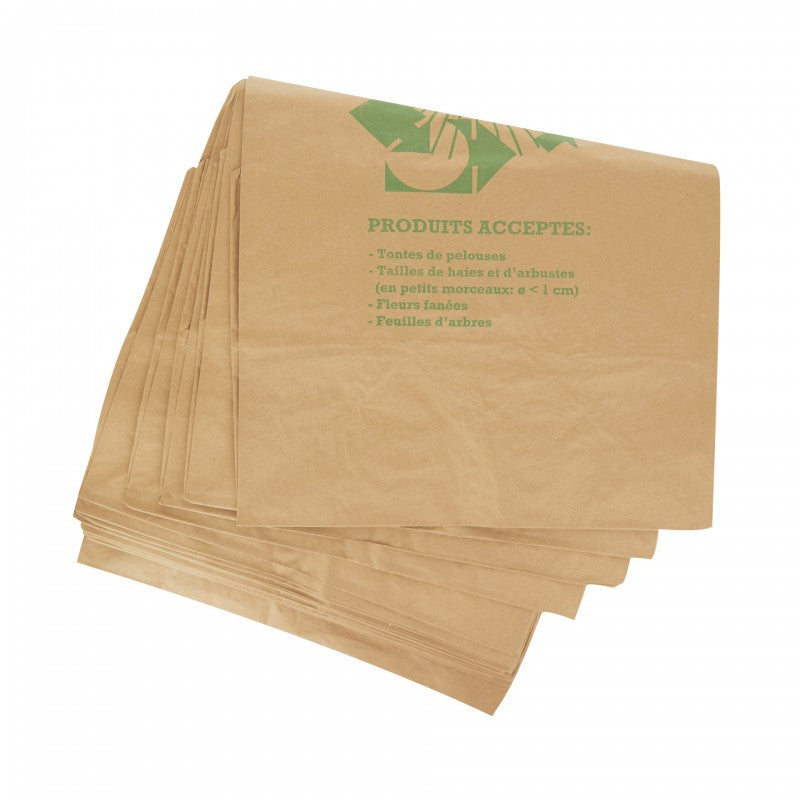 Sac kraft 100L déchets verts professionnel réf. 124304