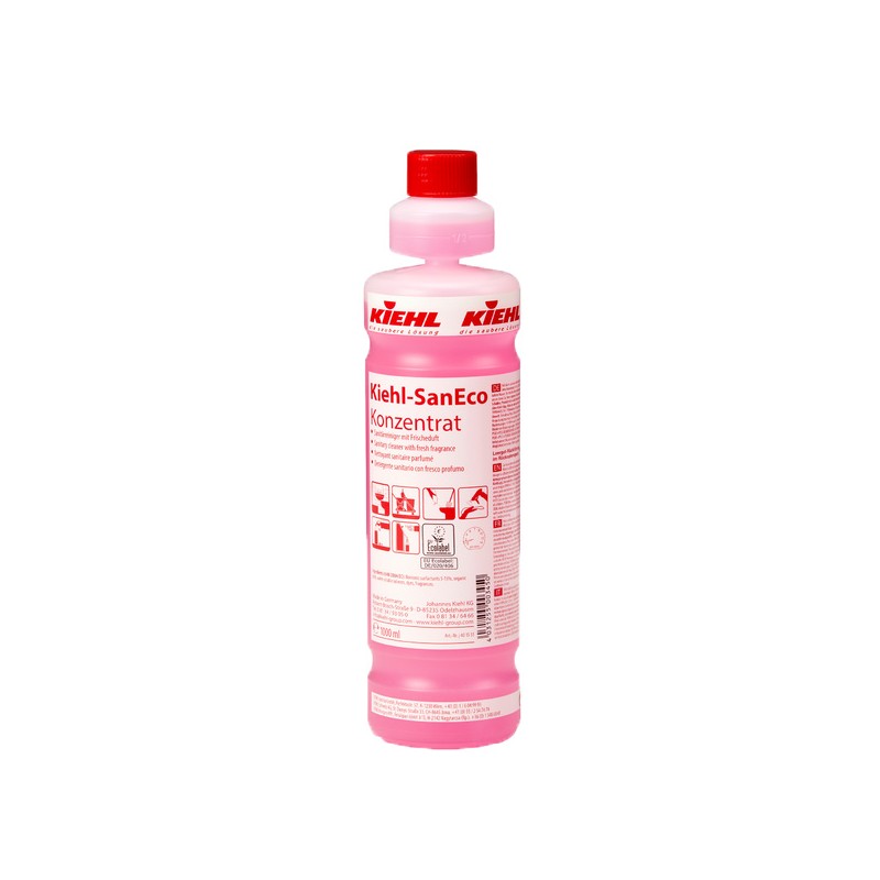SanEco Concentré nettoyant sanitaire ECOLABEL 1L - Ct de 4