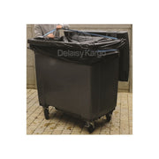 Carton 100 sangles bleues container collecte dechets