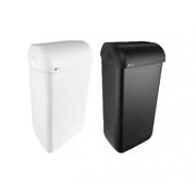 Poubelle BlackSatino 23L blanche vue de face
