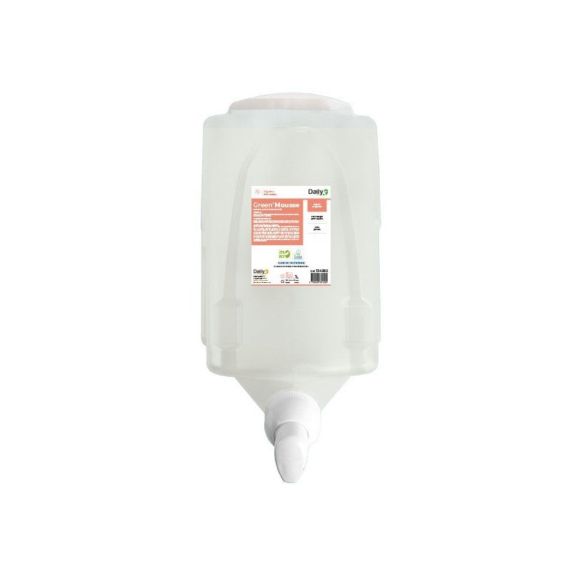 GREEN'MOUSSE Savon mousse DAILYK GREEN ECOLABEL - Ct. de 6 x 1000ml