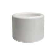 Socle WC blanc Ecoline diamètre 125 mm, vue de dessus