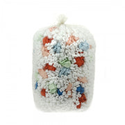 Detail soudure et lien traditionnel sac 110L transparent PEBD