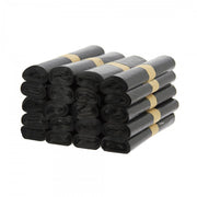 Carton 500 sacs poubelle 50L noir PEBD Hemera Distribution rouleaux