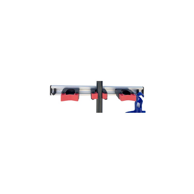 Support mural 50 cm 3 anneaux manches pelles Hemera 124049