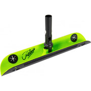Support U-CLEAN vert vue détail rotule et velcro haute densité