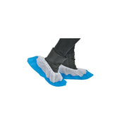Surchaussure non tissée polyethylene semelle antiderapante bleue carton 300