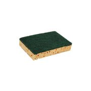 Face abrasive verte tampon bi-fonction 127x89mm récurage professionnel