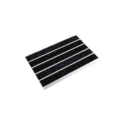 Detail insert moquette polypropylene grand trafic tapis entree ROMAT ROMUS