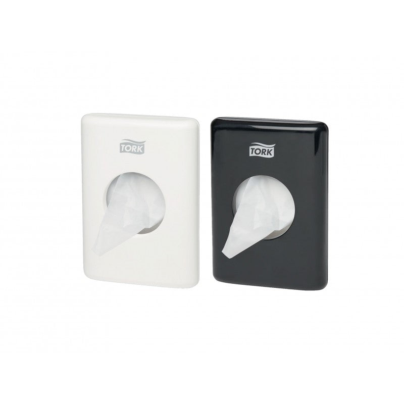 Distributeur sachets serviettes hygiéniques Tork B5 blanc 566000