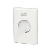 Distributeur Tork B5 sachets hygiéniques blanc dimensions 14x10x3,6 cm