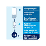 Tork distributeur soins peau S4 dimensions et détails techniques