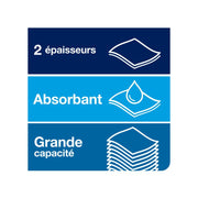 Certification contact alimentaire essuie-mains Tork Advanced bleu