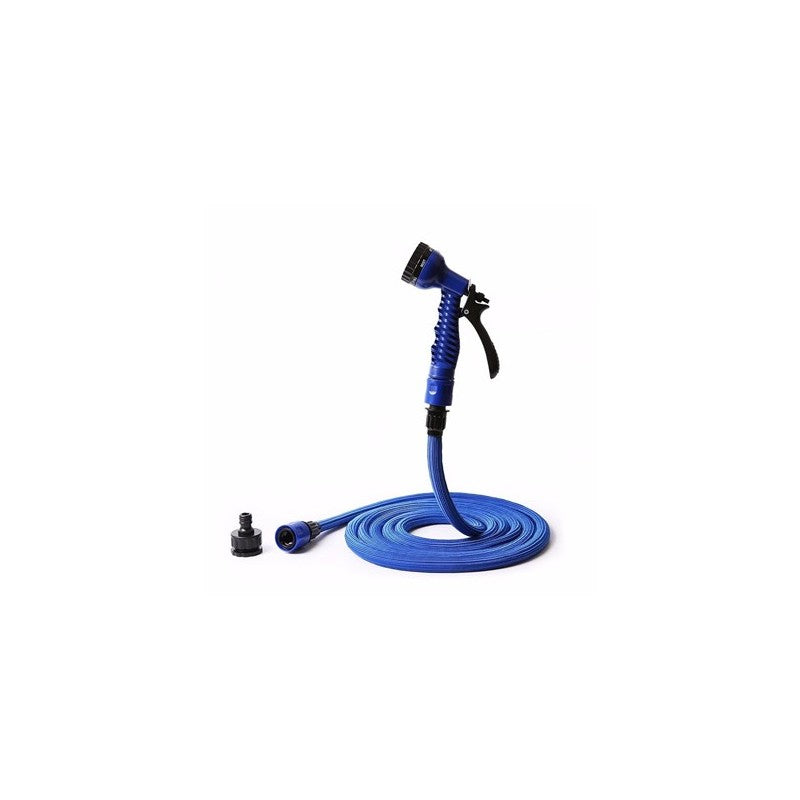 Tuyau d'arrosage extensible de 12.5 à 25m NAJA25 bleu