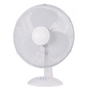Ventilateur de table blanc 45W diametre 40cm vue detail